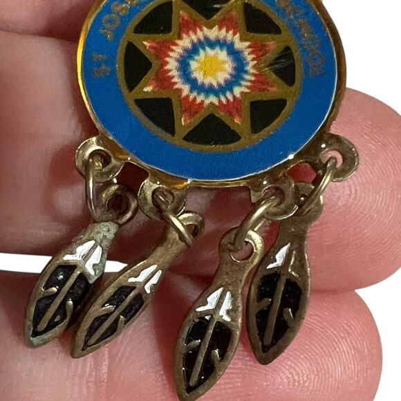 St Josephs Indian School Dreamcatcher Charm Native American Vintage - Picture 4 of 5